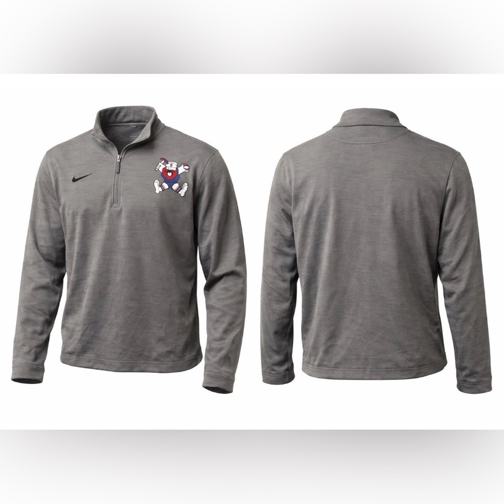 Nike Dri-FIT Mens Medium Dayton Dragons 1/4 Zip Pullover Baseball Logo